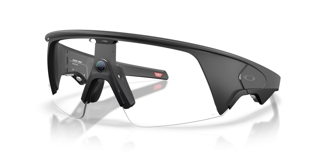 Oakley Meta Vanguard black frame with clear lenses