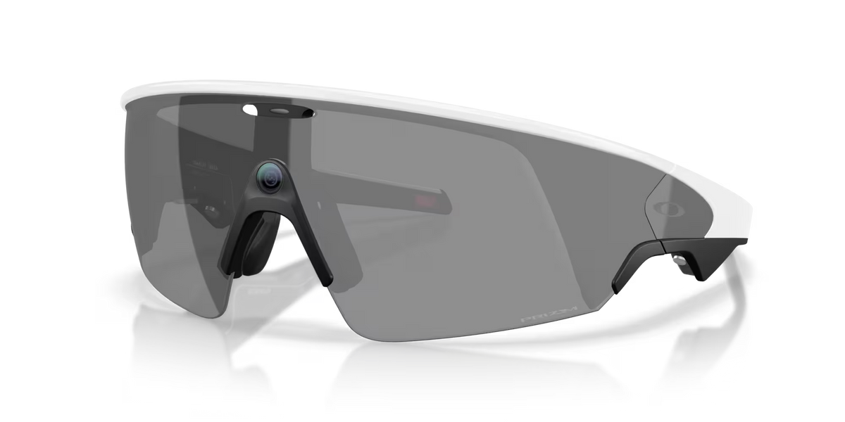 Oakley Meta Vanguard white frame with Prizm Black lenses