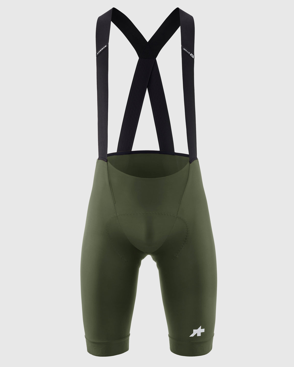 ASSOS MILLE GT Bib Shorts S11 – Moss Green, view 11